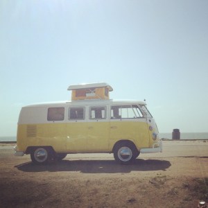 VW Camper half moon bay California